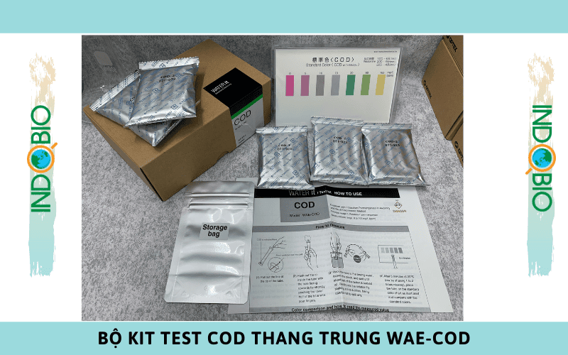 bộ test kit nhanh COD, WAE-COD, 50 test/hộp, Optex - Nhật Bản